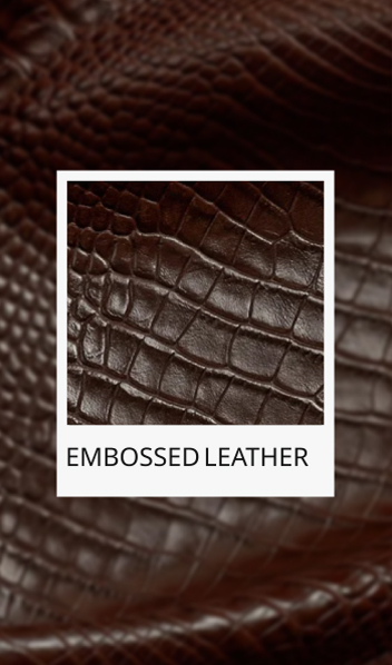 EMBOSSED LEATHER